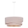 Duolla - Candeeiro suspenso KOBO 1xE27/15W/230V diâmetro 45 cm creme/dourado