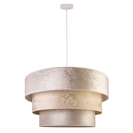Duolla - Candeeiro suspenso LUNETA 1xE27/40W/230V diâmetro 45 cm creme