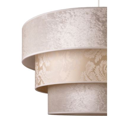 Duolla - Candeeiro suspenso LUNETA 1xE27/40W/230V diâmetro 45 cm creme