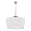 Duolla - Candeeiro suspenso OPERA 3xE14/40W/230V diâmetro 55 cm branco
