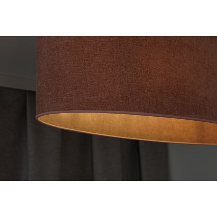 Duolla - Candeeiro suspenso OVAL 1xE27/15W/230V rosa