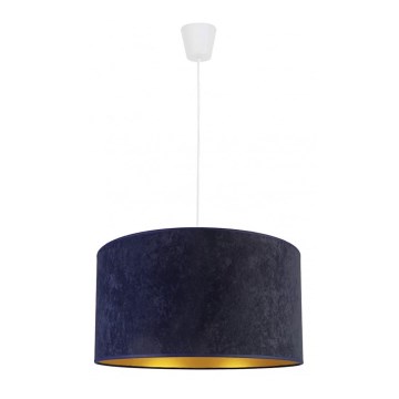 Duolla - Candeeiro suspenso ROLLER 1xE27/40W/230V diâmetro 40 cm azul