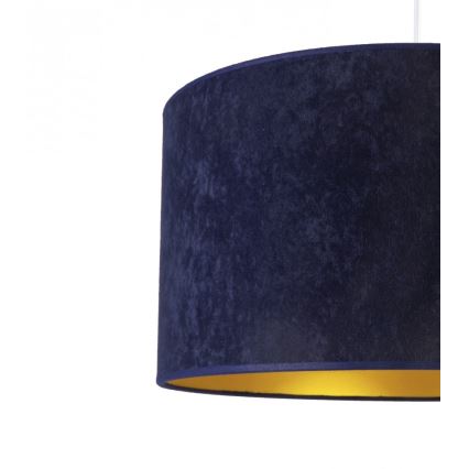 Duolla - Candeeiro suspenso ROLLER 1xE27/40W/230V diâmetro 40 cm azul