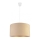 Duolla - Candeeiro suspenso ROLLER 1xE27/40W/230V diâmetro 40 cm bege