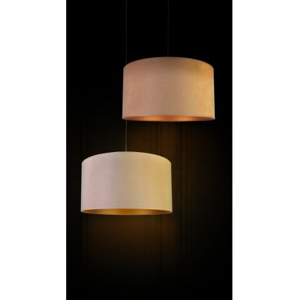 Duolla - Candeeiro suspenso ROLLER 1xE27/40W/230V diâmetro 40 cm bege