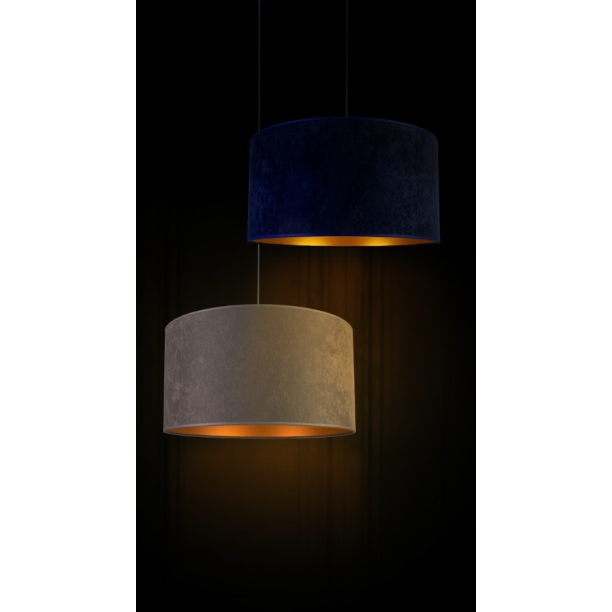 Duolla - Candeeiro suspenso ROLLER 1xE27/40W/230V diâmetro 40 cm cinzento