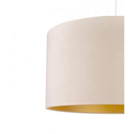 Duolla - Candeeiro suspenso ROLLER 1xE27/40W/230V diâmetro 40 cm creme