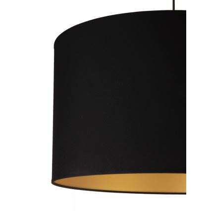 Duolla - Candeeiro suspenso ROLLER 1xE27/40W/230V diâmetro 45 cm preto