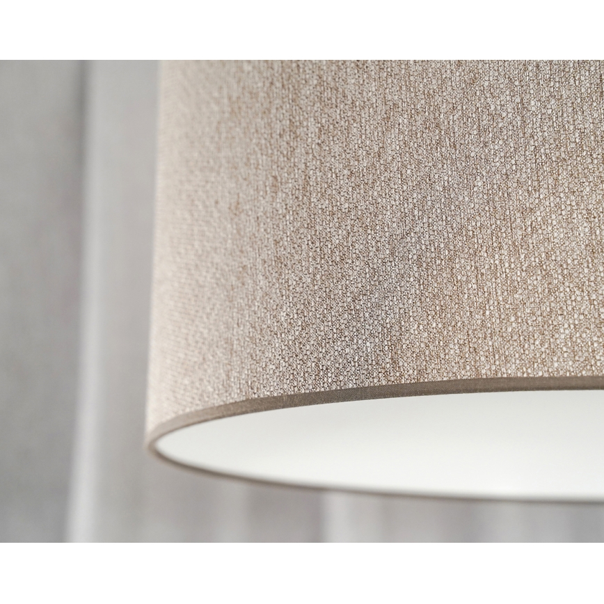 Duolla - Candeeiro suspenso ROLLER ECO RECYCLING 1xE27/15W/230V diâmetro 45 cm castanho