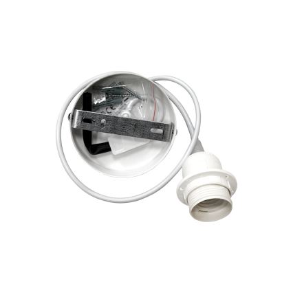 Duolla - Candeeiro suspenso ROLLER RATTAN 1xE27/15W/230V diâmetro 45 cm bege