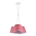 Duolla - Candeeiro suspenso ROSSA 3xE27/40W/230V diâmetro 40 cm