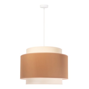 Duolla - Candeeiro suspenso SOHO 1xE27/40W/230V diâmetro 40 cm bege/creme
