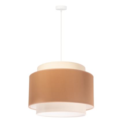 Duolla - Candeeiro suspenso SOHO 1xE27/40W/230V diâmetro 40 cm bege/creme