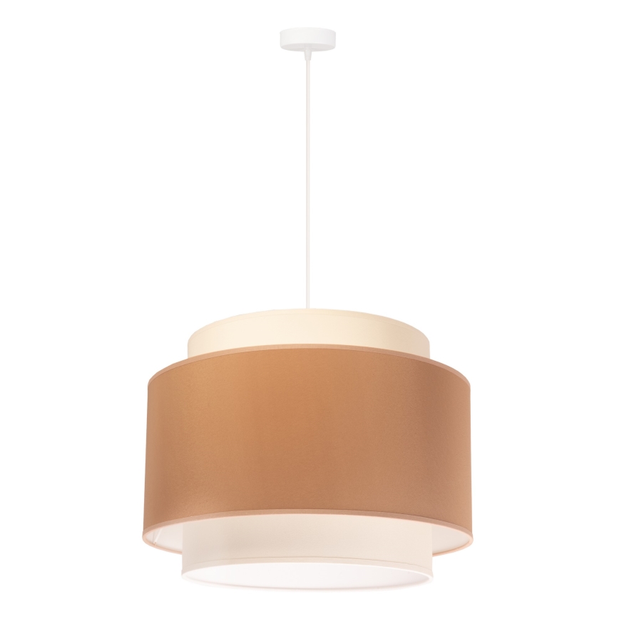 Duolla - Candeeiro suspenso SOHO 1xE27/40W/230V diâmetro 40 cm bege/creme