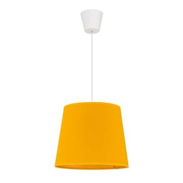 Duolla - Candeeiro suspenso SOLO 1xE27/40W/230V diâmetro 24 cm amarelo