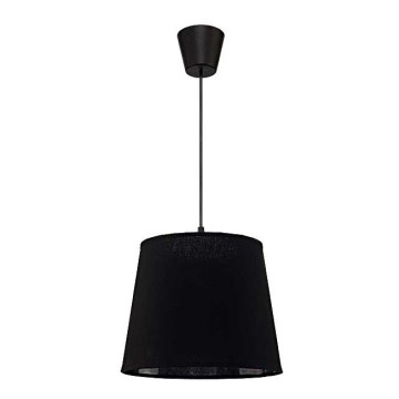 Duolla - Candeeiro suspenso SOLO 1xE27/40W/230V diâmetro 24 cm preto