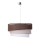 Duolla - Candeeiro suspenso TRIO 1xE27/40W/230V diâmetro 45 cm castanho/bege/branco