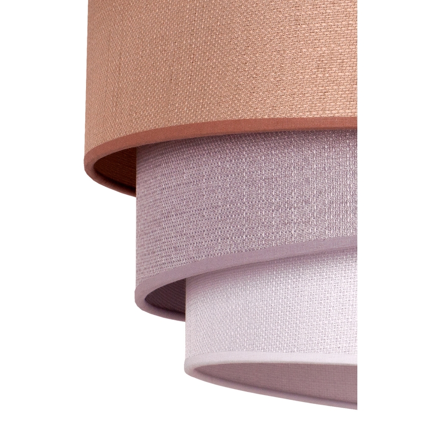 Duolla - Candeeiro suspenso TRIO 1xE27/40W/230V diâmetro 45 cm castanho/cinzento/prateado