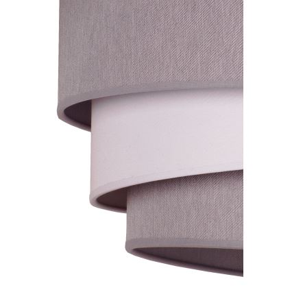 Duolla - Candeeiro suspenso TRIO 1xE27/40W/230V diâmetro 45 cm cinzento/branco
