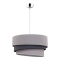 Duolla - Candeeiro suspenso TRIO 1xE27/40W/230V diâmetro 45 cm cinzento/preto