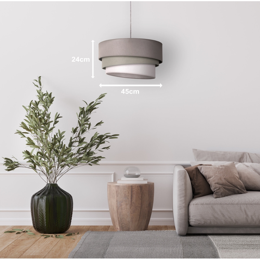 Duolla - Candeeiro suspenso TRIO 1xE27/40W/230V diâmetro 45 cm