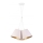 Duolla - Candeeiro suspenso TWIGGY 3xE27/40W/230V diâmetro 60 cm branco