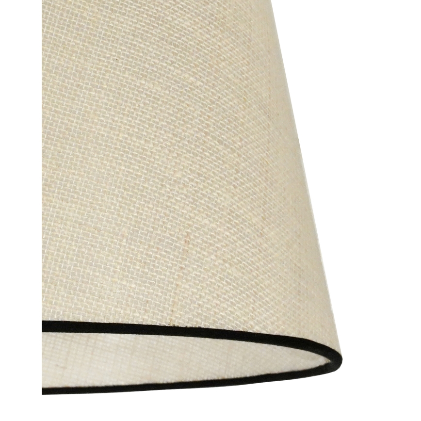 Duolla - Candeeiro suspenso YUTE 1xE27/15W/230V diâmetro 38 cm cinzento/preto