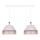 Duolla - Candelabro suspenso AVIGNON 2xE27/15W/230V branco/bege