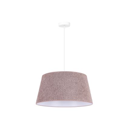 Duolla - Candelabro suspenso BOUCLE 1xE27/15W/230V diâmetro 50 cm castanho