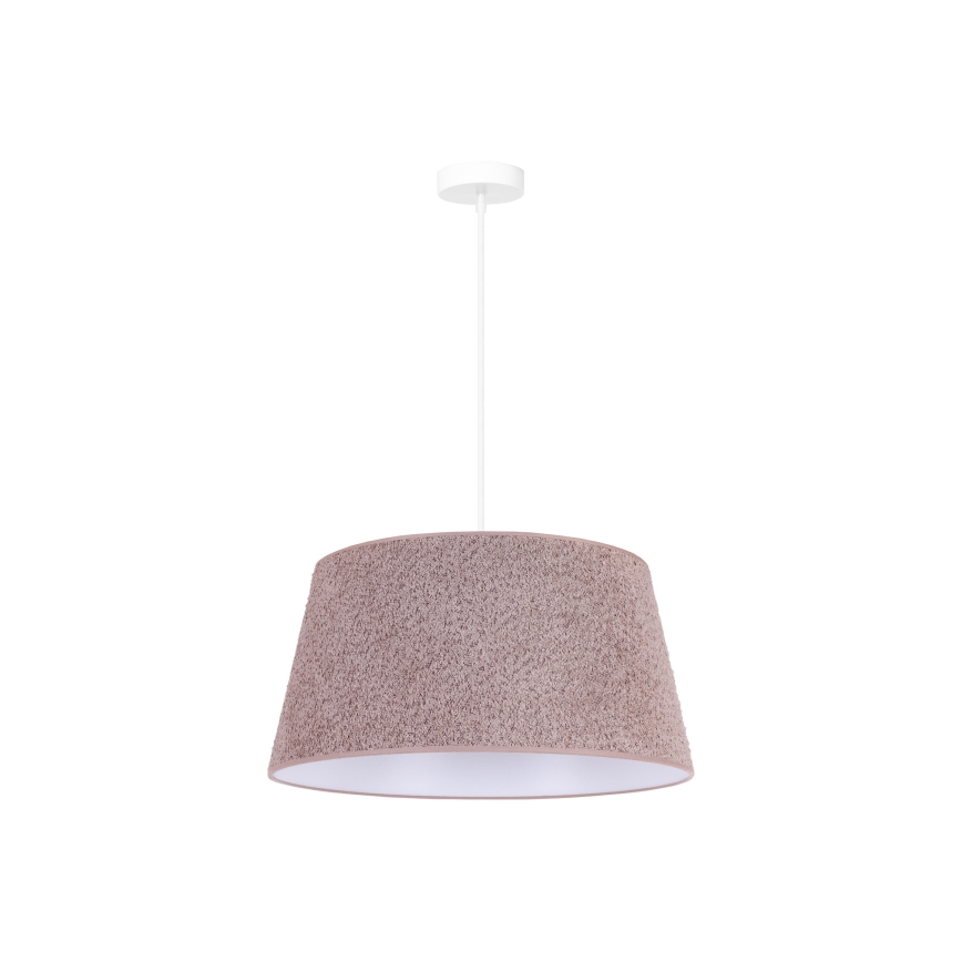 Duolla - Candelabro suspenso BOUCLE 1xE27/15W/230V diâmetro 50 cm castanho