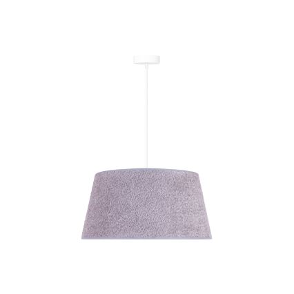 Duolla - Candelabro suspenso BOUCLE 1xE27/15W/230V diâmetro 50 cm cinzento