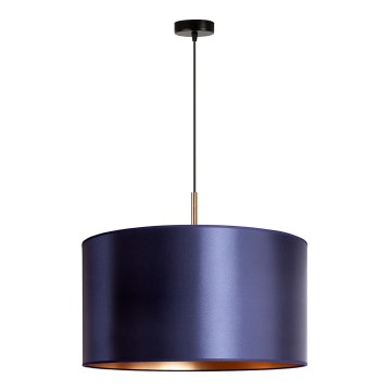 Duolla - Candelabro suspenso CANNES 1xE27/15W/230V diâmetro 45 cm azul/cobre