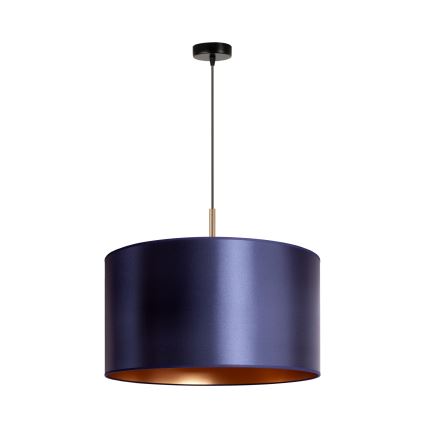 Duolla - Candelabro suspenso CANNES 1xE27/15W/230V diâmetro 45 cm azul/cobre