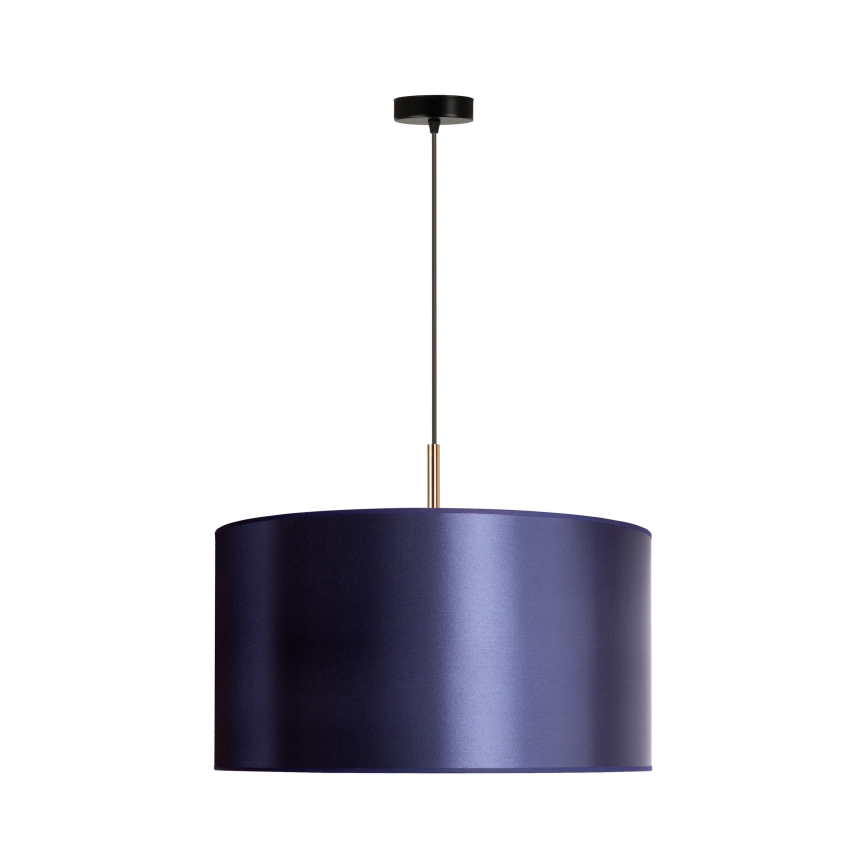 Duolla - Candelabro suspenso CANNES 1xE27/15W/230V diâmetro 45 cm azul/cobre