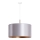 Duolla - Candelabro suspenso CANNES 1xE27/15W/230V diâmetro 45 cm prateado/cobre