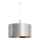 Duolla - Candelabro suspenso CANNES 1xE27/15W/230V diâmetro 45 cm prateado/cobre