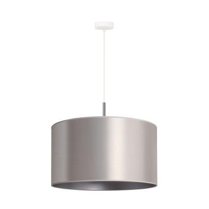 Duolla - Candelabro suspenso CANNES 1xE27/15W/230V diâmetro 45 cm prateado