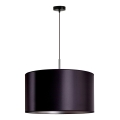 Duolla - Candelabro suspenso CANNES 1xE27/15W/230V diâmetro 45 cm preto/prateado