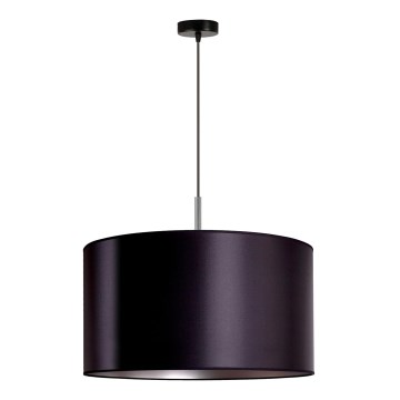Duolla - Candelabro suspenso CANNES 1xE27/15W/230V diâmetro 45 cm preto/prateado