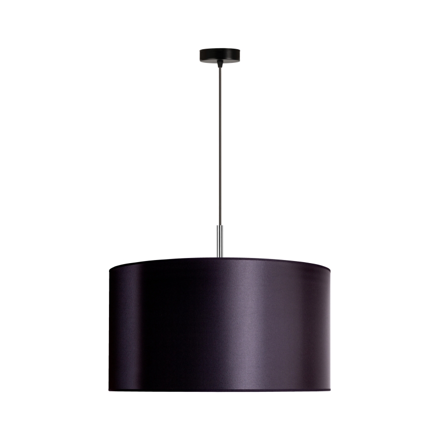 Duolla - Candelabro suspenso CANNES 1xE27/15W/230V diâmetro 45 cm preto/prateado