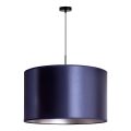 Duolla - Candelabro suspenso CANNES 1xE27/15W/230V diâmetro 50 cm azul/prateado