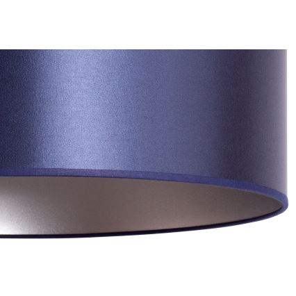 Duolla - Candelabro suspenso CANNES 1xE27/15W/230V diâmetro 50 cm azul/prateado