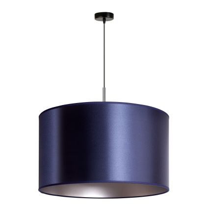 Duolla - Candelabro suspenso CANNES 1xE27/15W/230V diâmetro 50 cm azul/prateado