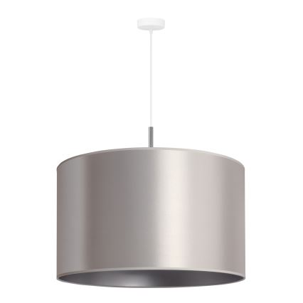 Duolla - Candelabro suspenso CANNES 1xE27/15W/230V diâmetro 50 cm prateado