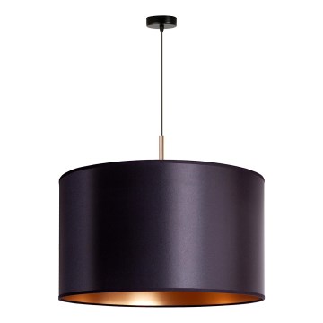Duolla - Candelabro suspenso CANNES 1xE27/15W/230V diâmetro 50 cm preto/cobre