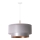 Duolla - Candelabro suspenso NANTES 1xE27/15W/230V diâmetro 45 cm prateado/cobre
