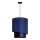 Duolla - Candelabro suspenso PARIS 1xE27/15W/230V diâmetro 40 cm azul/dourado