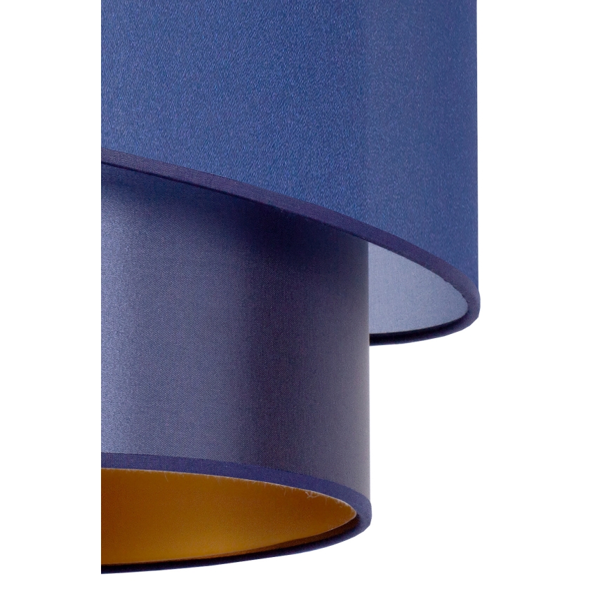 Duolla - Candelabro suspenso PARIS 1xE27/15W/230V diâmetro 40 cm azul/dourado