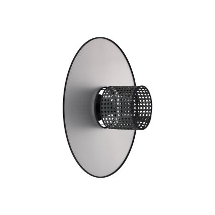Duolla - Iluminação de parede TOKYO RATTAN 1xE27/15W/230V diâmetro 50 cm prateado/preto