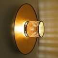 Duolla - Iluminação de parede TOKYO RATTAN 1xE27/15W/230V dourada/vime